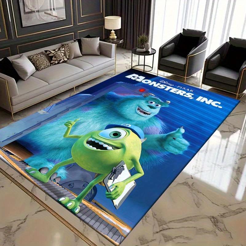 

1pc Monsters, Inc. Themed Area Rug, Non-Slip Door Mat for Home Entrance, Bedroom, Bathroom, Anti-Slip Floor Mat 60cm by 90cm