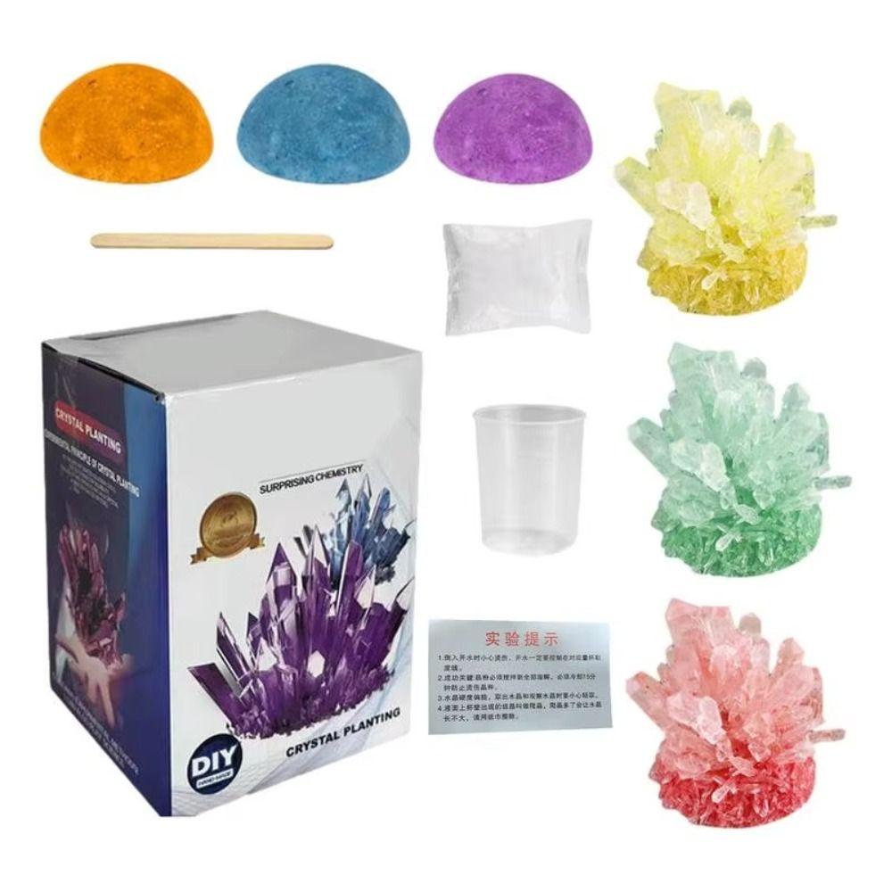 Grow a Crystal Science Experiments Toy Easy To Grow Crystal Making Kit  Boys