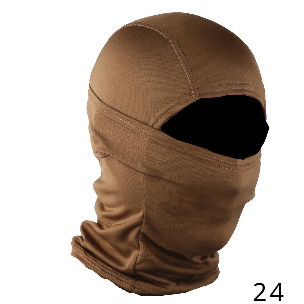 Outdoor Camouflage Camo Balaclava Army Tactical Military Ski Full Face Mask Motorcycle Bicycle Caps Full Face Mask 27 COLORS