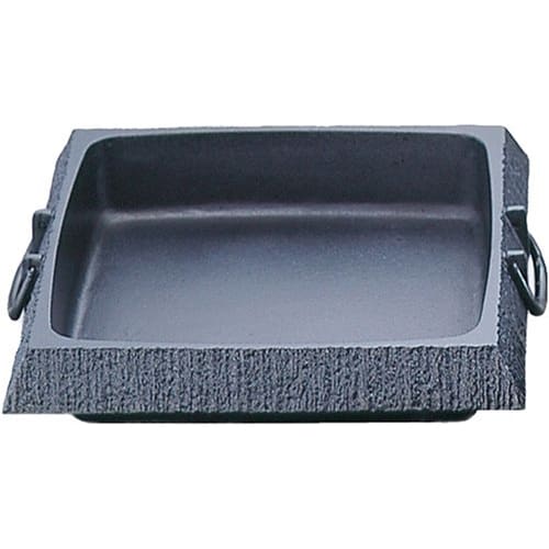 

Iwachu Sukiyaki Pot, Large, Black Finish, 24x24cm, Induction Compatible, Nanbu Ironware, 20027