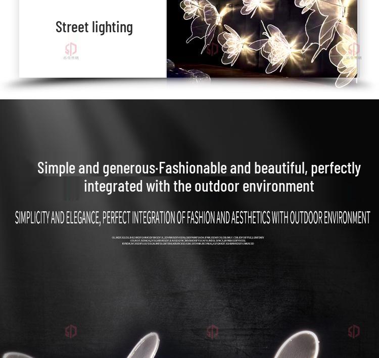 LED Dynamic Glowing Butterfly Outdoor Waterproof Garden Lights