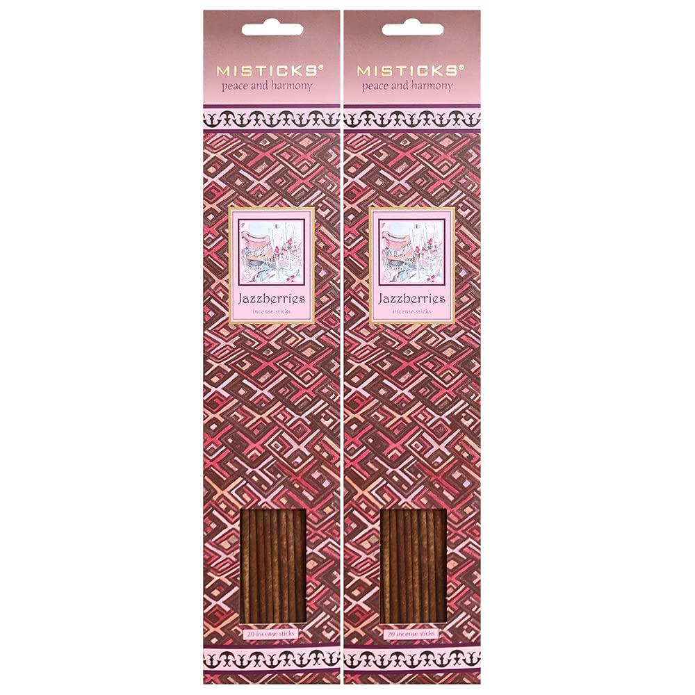 

Благовония Misticks Jazzberreis 20 штук x 2 упаковки по 40 штук