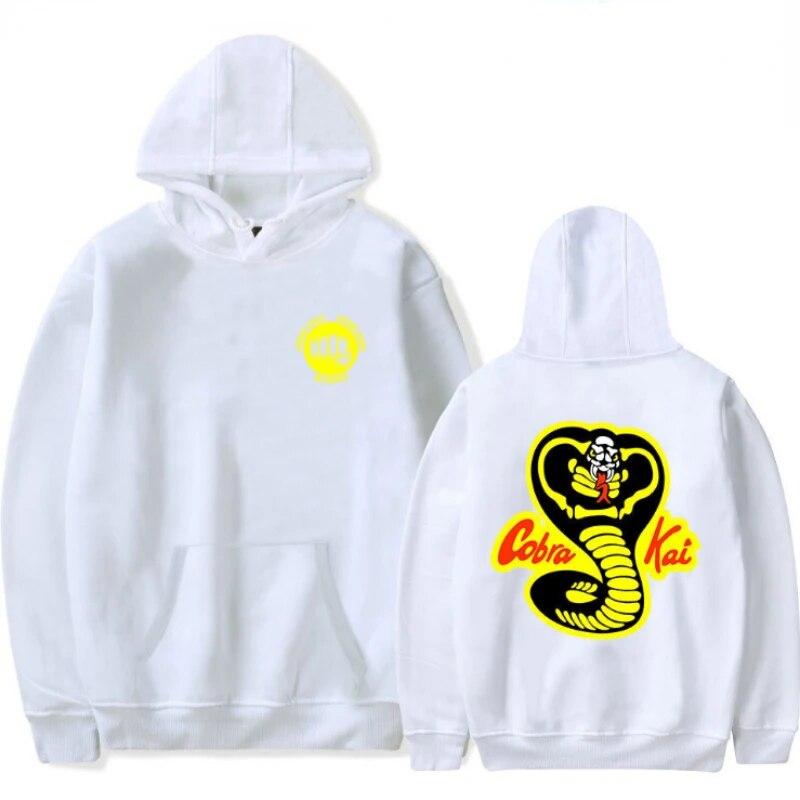 New Autumn Cobra Kai Hoodies Sweatshirts Unisex Harajuku Hip Hop Hooded Casual Hooded Fleece Autumn Winter Pullover Streetwear