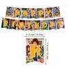 Toy Story Birthday Decorations: Toy Story Balloons, Tablecloth, Hanging Swirls, Birthday Decorations, Balloon Set, Happy Birthday Garland, Aluminum