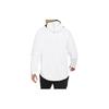 Nike Solid Logo Print Hoodie Long Sleeve Sweatshirt Men Tops White AT3237-100