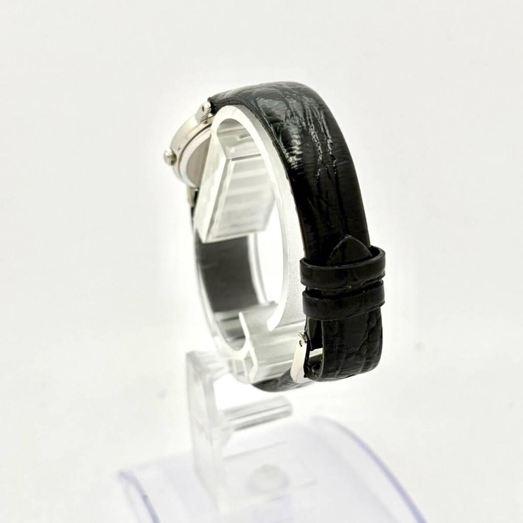 Used [Good Condition/new Battery] SEIKO Seiko Ladies Watch Silver 1N01-0BA0 011434 Genuine Belt with Engraving