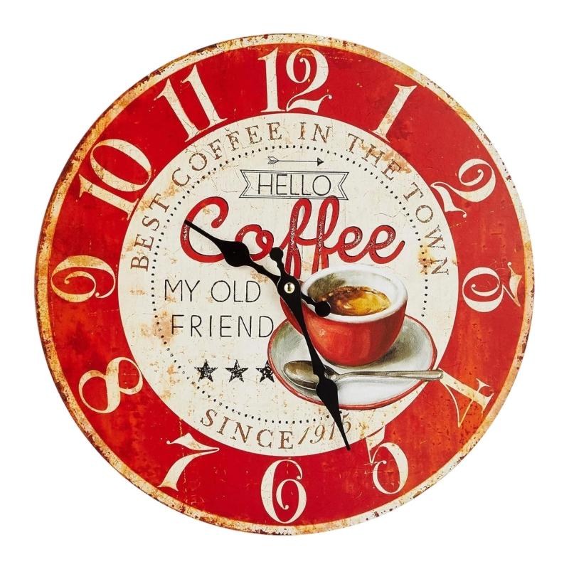 Silents None Ticking Wall Clocks Battery Operated,Decorative Clock for Bathroom Kitchen Living Room Decorative Clock