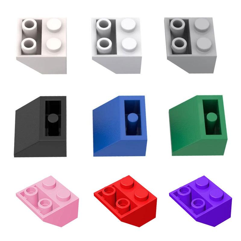 

100g/82Pcs 3660 2x2 Sloping Reverse Block Moc Color Spare Parts Compatible with Brick DIY Children s Toy Assembly Gift