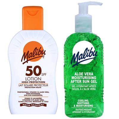 Spf50 Waterproof Balm 200ml + Aloe Gel After Tanning 200ml