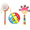 Babyrasselspielzeug für Jungen & Mädchen, Frühes Lernen, Greif- & Verfolgungs-Trainer, 0-12 Monate