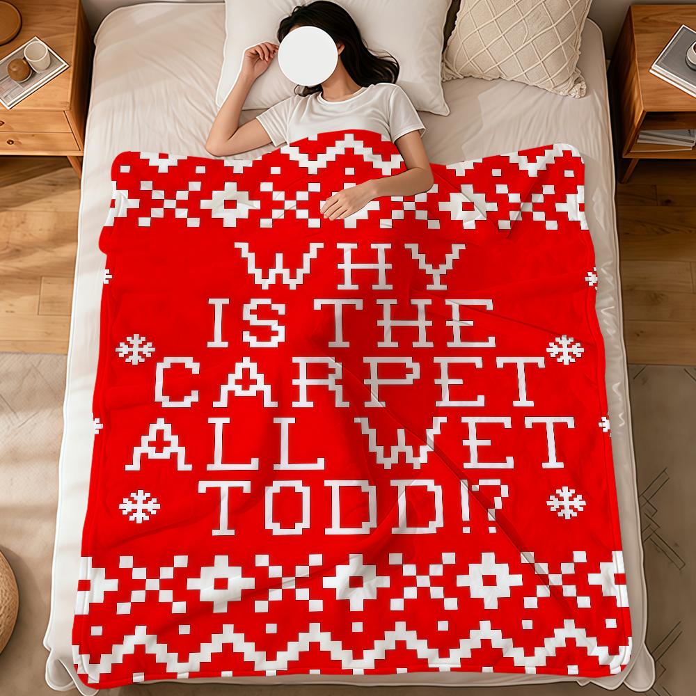 I Don t Know Margo! Christmas Vacation Quote soft warm plush blanket dorm sofa living room pet hogar bedroom gift home Flannel 75x90cm