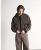 Sperone High-Neck Vintage Cotton Blouson (Brown)