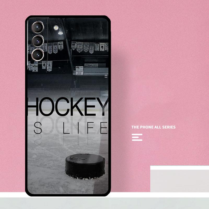 Ice Hockey Phone Case For Samsung Galaxy S26 S23 Ultra S20 S21 S22 S24 S25 Plus S10 S25 FE Cover Coque