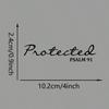 Bible Mirror Stickers Christian Jesus Car Decorative Stickers, Waterproof Vinyl Stickers for Hard Hats, Laptops, Water Bottles, Phone Cases, and Cars