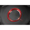 For Mercedes-Benz GLC 2016- Red Alloy Steering Wheel Horn Button Ring Trim