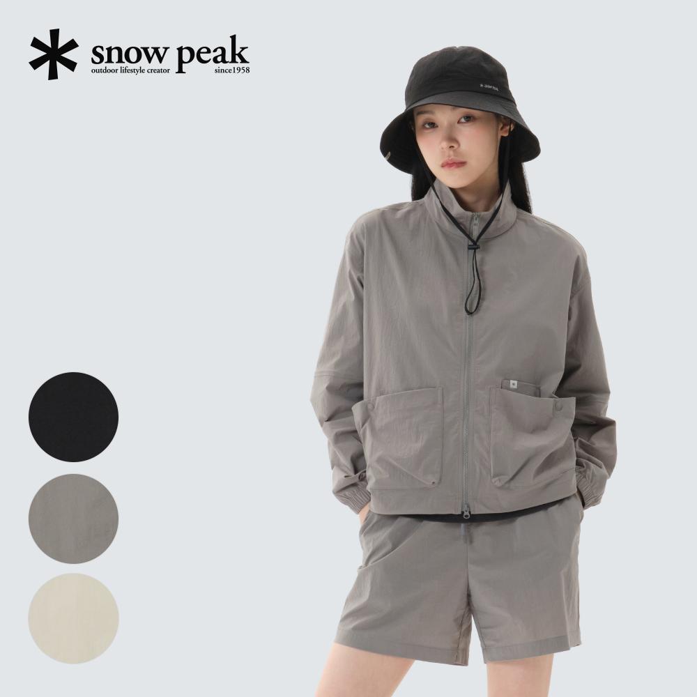 [Snowpeak] Женская ветровка Route с воротником-стойкой (S26MWRWB65) Black-85(S)