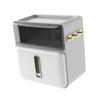 Multifunction Tissue Box Holder , Dispenser Accessories with Shelf Organizer Roll for Hotel