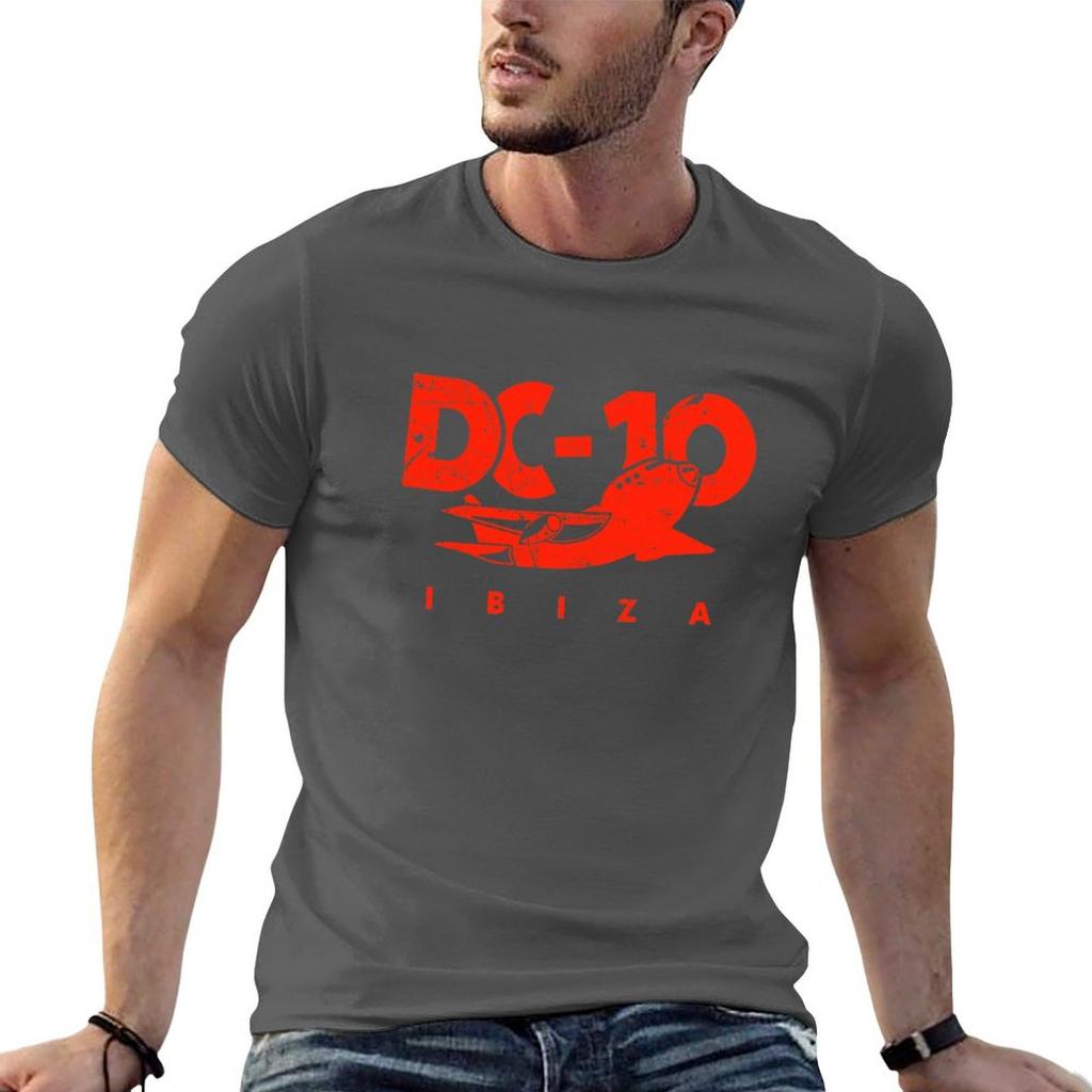 DC10 Bar Club IBIZA: Vintage Red MODEL Club Legend by La French Touch T-Shirt Blouse Anime Mens T Shirts Casual Stylish