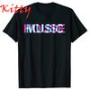 House Music Edm Rave Dj Unisexs Tshirt Graphic Streetwear Short Sleeve Dj Electronic Dance Music Birthday Gifts Unisex Tshirt
