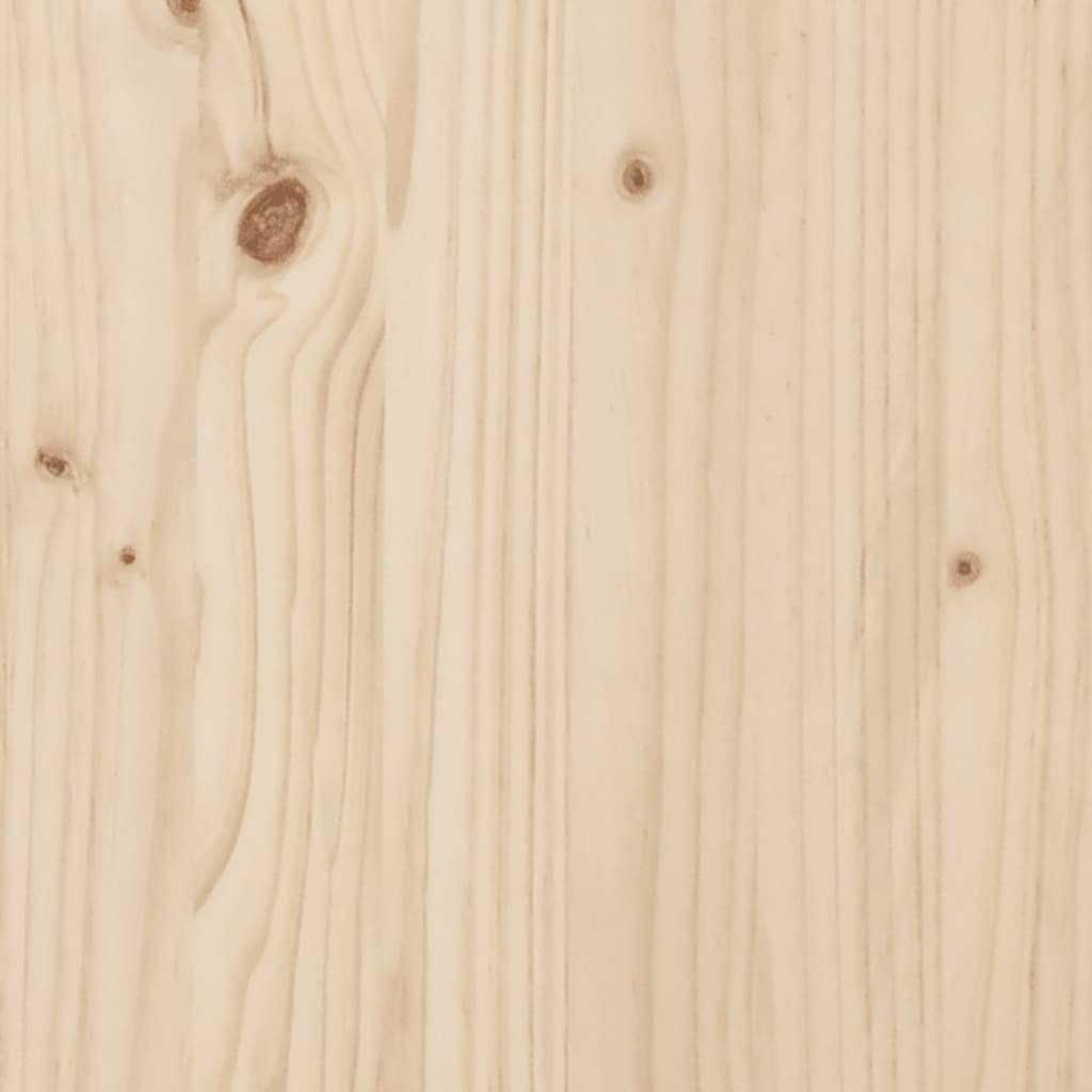 Vidaxl Wezgłowie Łóżka, 126X4X100 Cm, Lite Drewno Sosnowe