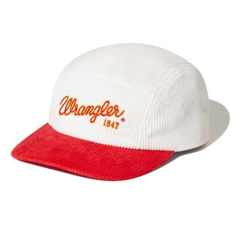 Wrangler Cord-Campingkappe mit Seillogo, Elfenbein