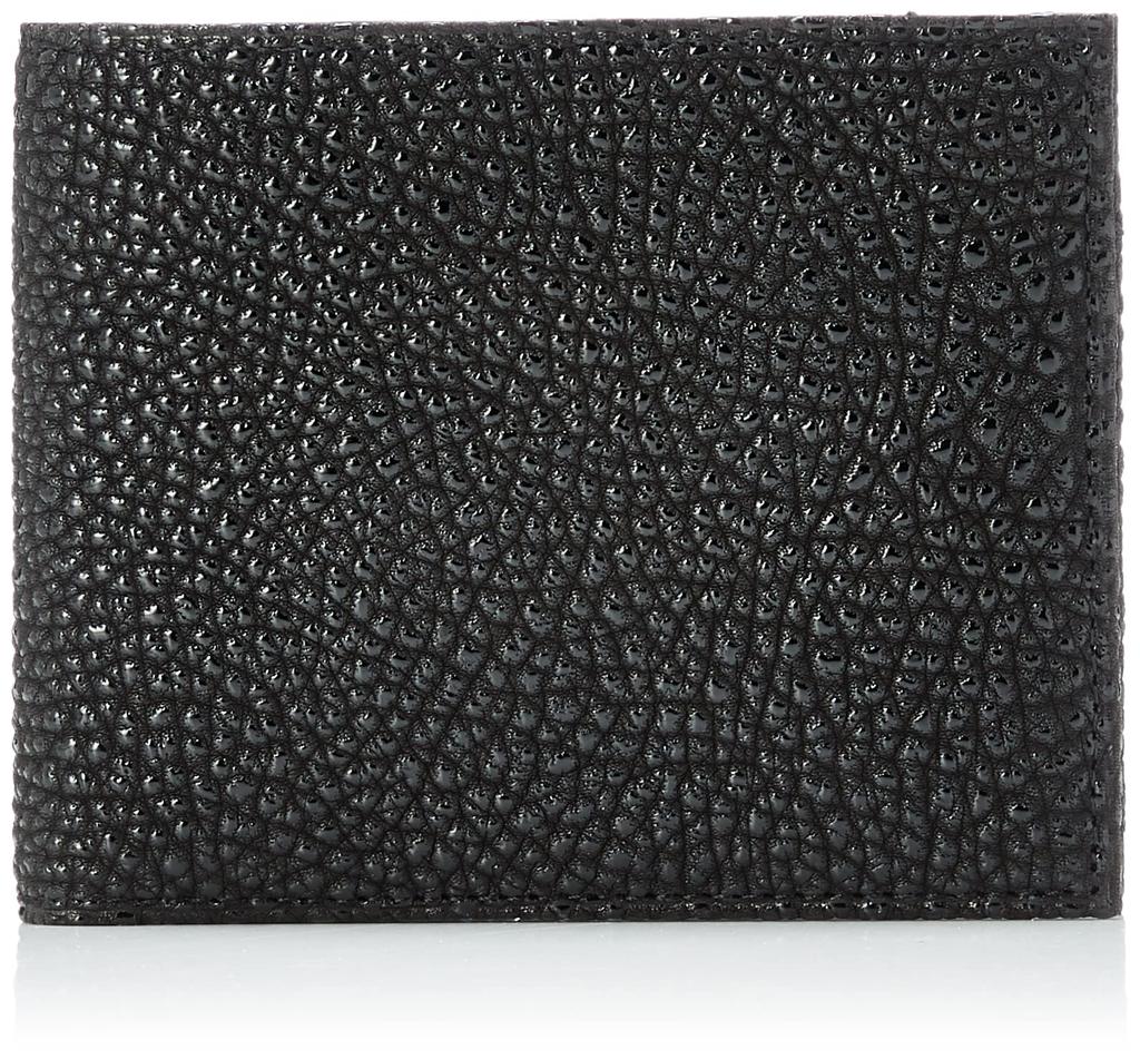 Bifold Wallet Black Leather Kiwami Black [Mikado]