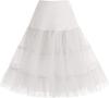 Vintage Boneless Wedding Dress Mesh Skirt Colorful Underskirt Tutu Skirt Wedding Stage Performance Skirt Theme Dress