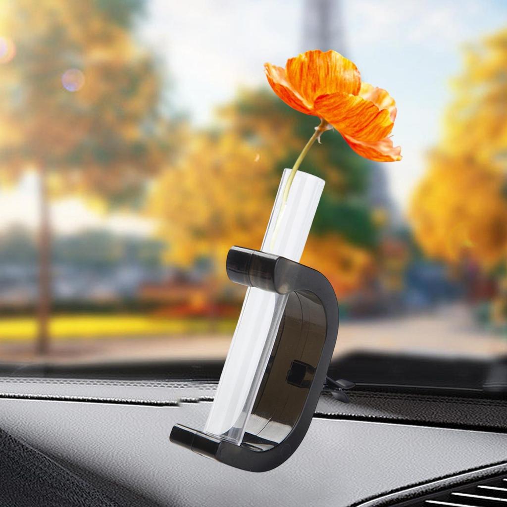 Váza do auta Klip do ventilace Auto Vzduchový přívěsek Snadná instalace Květinová dekorace