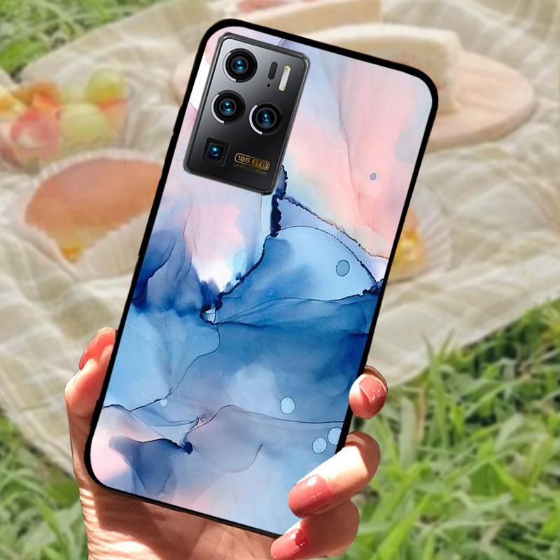 Für ZTE Axon 30 Ultra 5G Stoßfeste Silikon-Weich-TPU-Handyhülle Für ZTE Axon 30 Ultra Mode Cartoon Schutzhüllen Cover