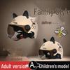 Certified Electric Motorcycle Helmet with Cat Ears - Unisex, Cute, Simple Summer Riding, Sun Protection