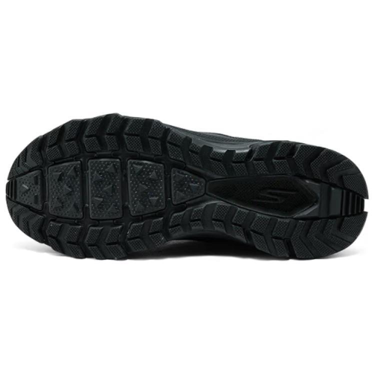 Skechers Go Run Trail Cómodas de Moda Duraderas de Caña Baja Zapatillas de Running para Hombre Negras Grises 220756-BKCC