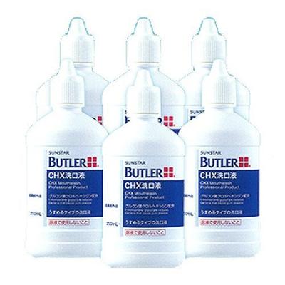 Sunstar Butler CHX Bain de bouche 250ml 6 flacons Bain de bouche Quasi-médicament