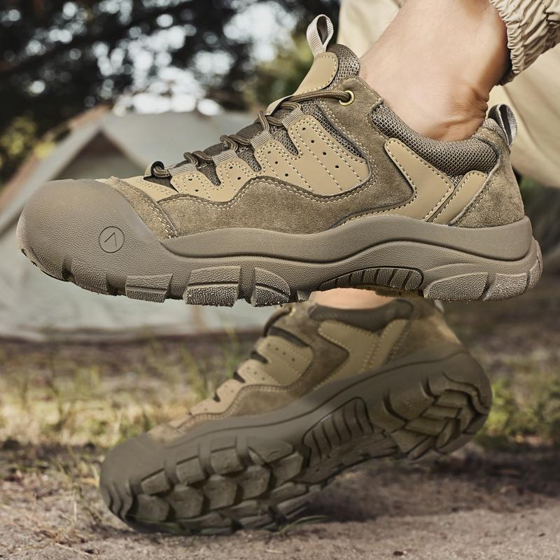 Fashion Travel Climbing Casual Shoes Man Non-Slip Walking Men's Shoes Suede Leather Treking Footwear for Male Sneakers Hiking Shoes