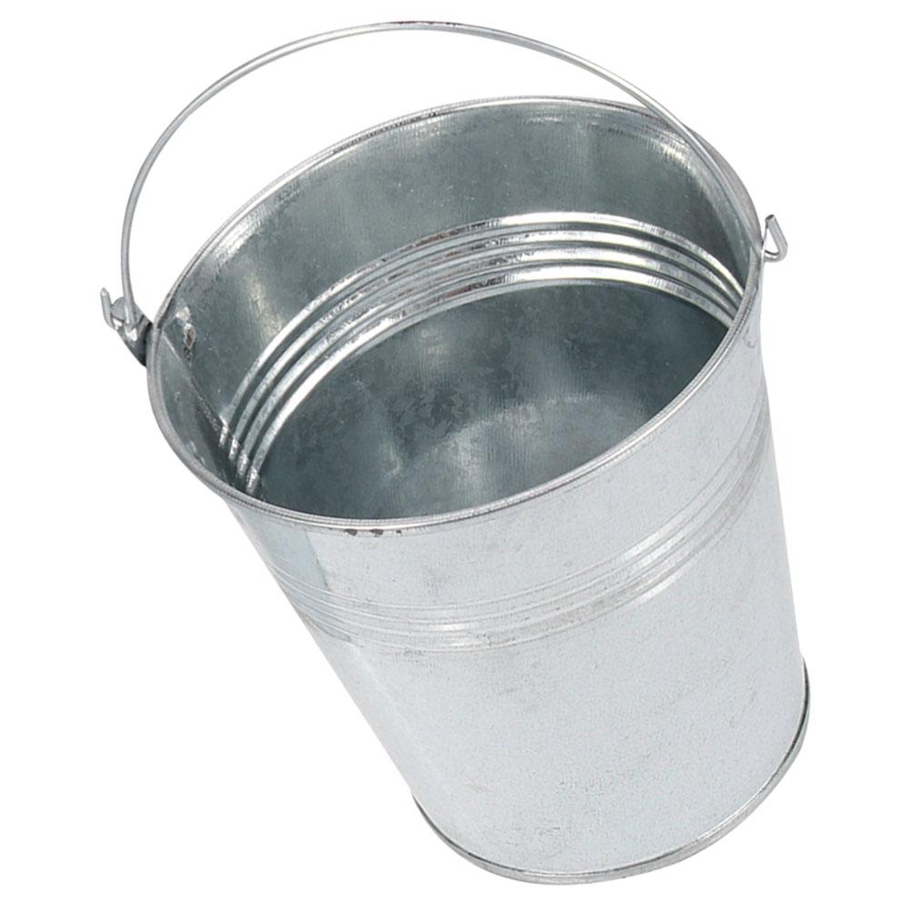 Small Iron Bucket Flower Pot Chip Baskets for Serving Ice Cubes Container Fries Fried Chicken Storage Tinplate