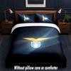 Lazio FC Design Bed Bedding Set 1 Duvet Cover + 2 Pillowcases Soft Breathable Household Bed Linens