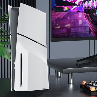 ABS Hard Case Face Plate Console Cover Dustproof Cover Plates Shockproof Protective Shell Case for PS5 Slim Disc Edition Console