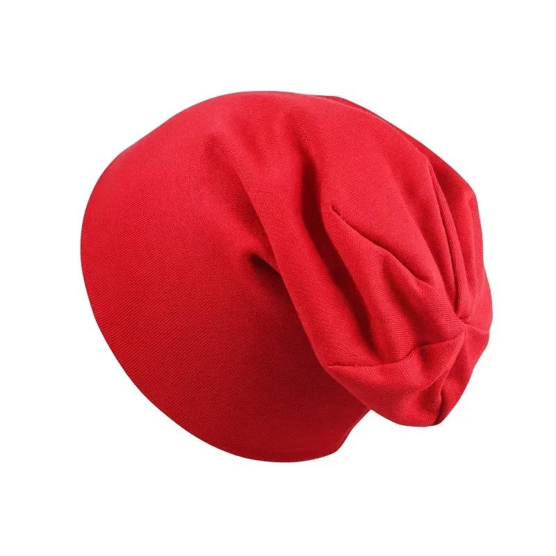 0M-4Y New Baby Street Dance Hip Hop Spring Autumn Hat Scarf for Boys Girls Knitted Cap Winter Warm Solid Color Children