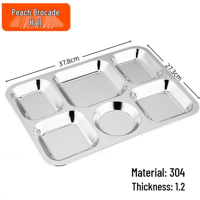 

Stainless Steel Multi-Compartment Rectangular Tray