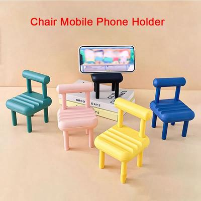 Plastic Mobile Phone Holder New Creative Multifunctional Cell Phone Bracket Cute Adjustable Chair Phone Stand Mobile Phone