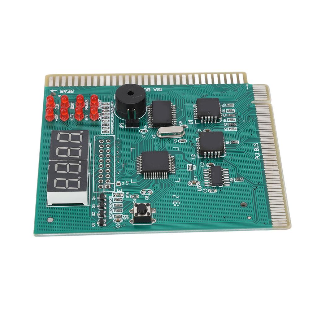 PC Diagnostic Card 4 Digit Standard PCI ISA Port Dual POST Code Display Desktop Diagnostic Card for PC Mother Board