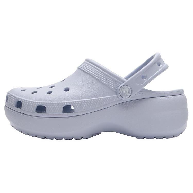 Crocs Classic Platform Shoes 'Blue' Women's 206750-5AF