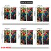2pcs,2D Plane Printing Popular Curtain Panels Tropical Parrots(2) 100% Polyester (without Rod) Festive for Living Room, Bedroom,