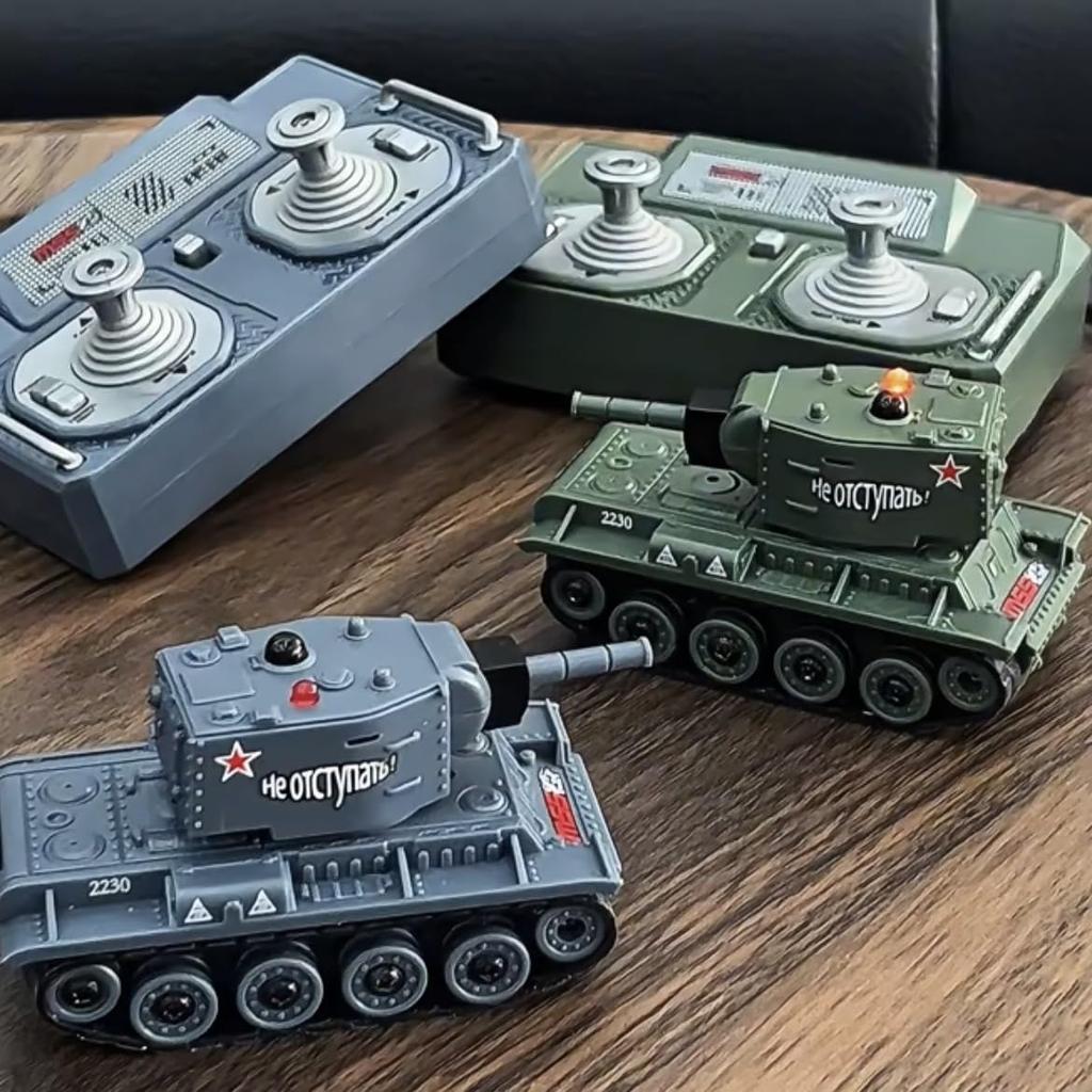 Ulable Mini Dálkově ovládaný Hračka Tank Auto Dálkové ovládání Bojový režim Německá armáda Tiger I Dálkově ovládané Auto RC Auto Hračka pro Děti Narozeniny Vánoce Nový