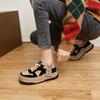 Leder Low-Top Board Schuhe Damen Herbst Plateau Bequem Vielseitig Mode Lässig Weiche Basisplatte Schuhe