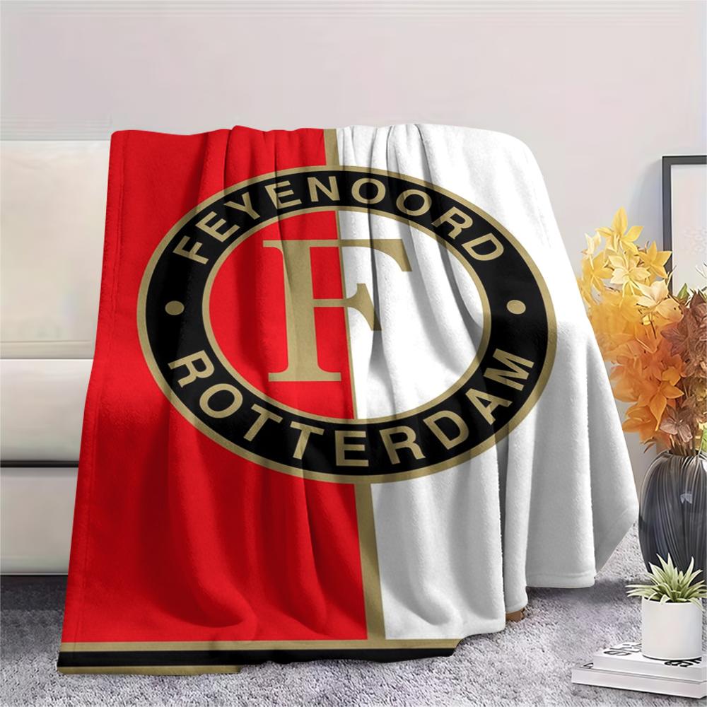 1pc Feyenoord Print Flannel Blanket, High Quality Comfortable for All Seasons, Home Decor, Warmth and Comfort, Perfect for Christmas Gifts53