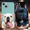 Luxus TPU Weiche Handyhülle Für iPhone 17 Air 16E 16 11 15 14 Pro MAX 12 13 7 8 Plus X XR XS SE 2022 Abdeckung Französische Bulldogge Hund Haustier