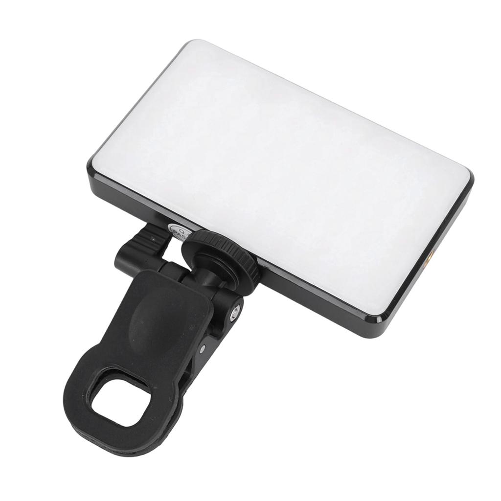 LED Selfie Light Cold and Warm Color Multifunctional Portable Clip Fill Video Conference Light for Live Streaming