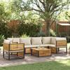 VidaXL Garden Lounge Set with Cushions 7 Pcs Solid Acacia Wood, Outdoor Sofa Set, Modular Sofa, Sofa 3214915
