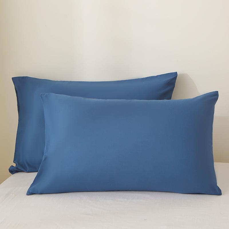 2 Pieces Set 50*65 50*70 50*75 50*90cm White 100% Polyester Bed USA Standard Queen King Size Bed PillowCases Cases Covers