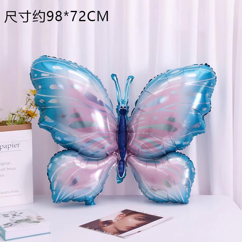 Butterfly Party Decoration Toy Balloon Forest Series Birthday Wedding Cartoon Aluminum Film Dragonfly Balloon